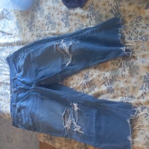 Slightly cropped tom girl jeans